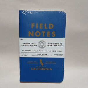 New/Sealed Field Notes County Fair Regional Edition -- Summer 2010 -- CALIFORNIA